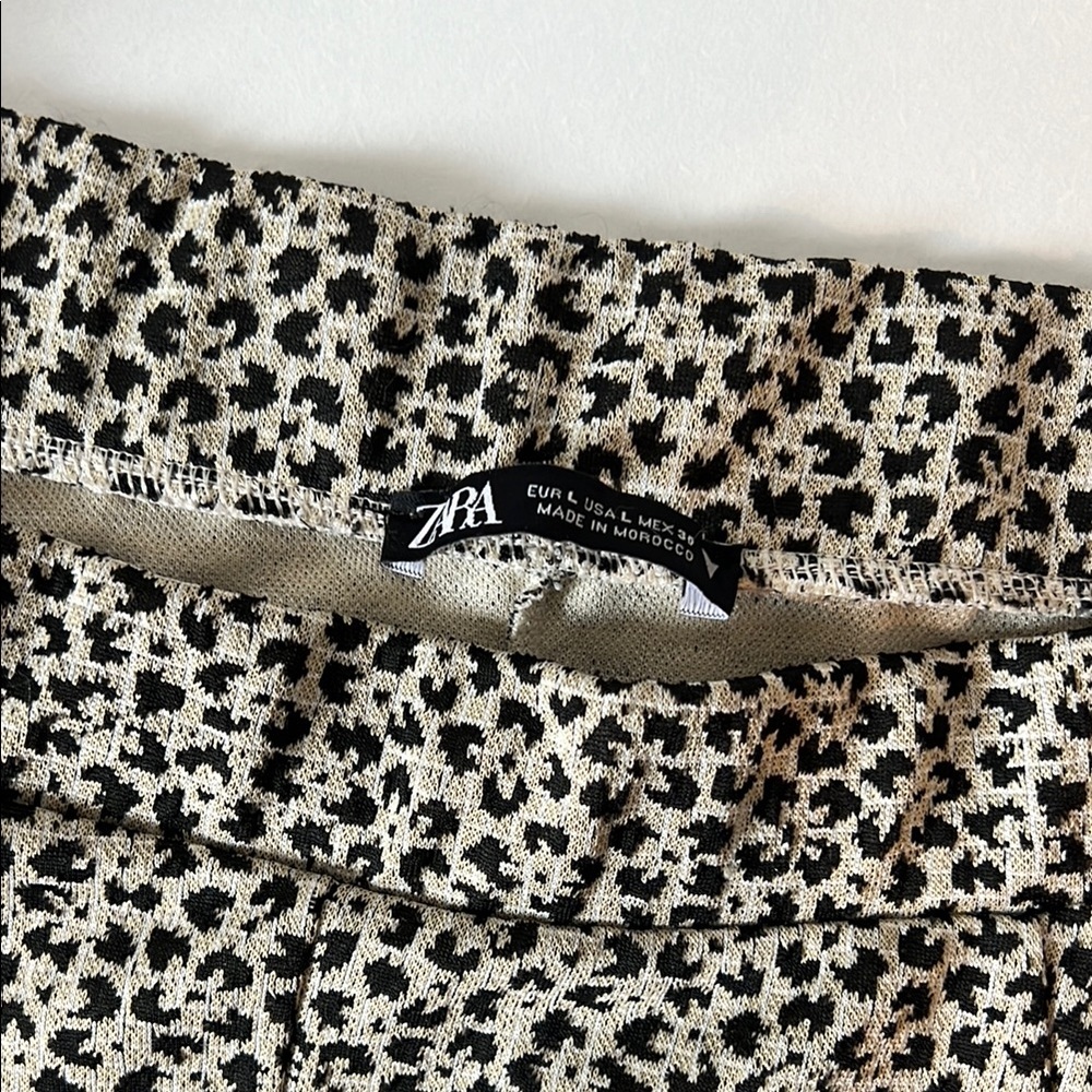 Zara Mini Skirt Cheetah Print - Picture 4 of 6